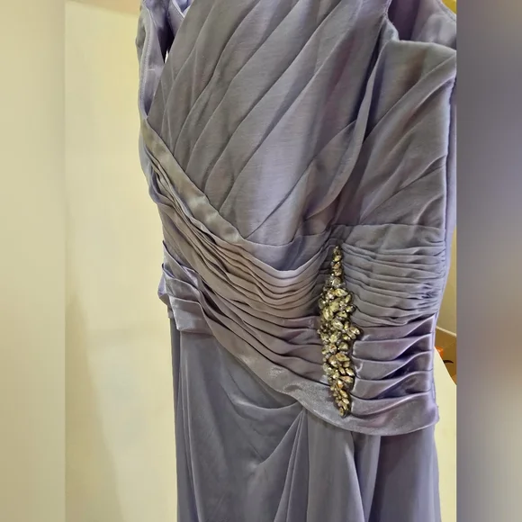 Lavender Jade by Jasmine Embellished Dress 14 Wedding Mother Of The Bride Formal - Picture 9 of 9